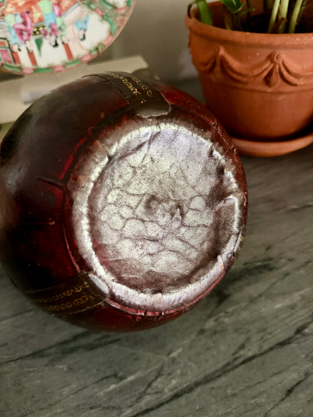 Leather Wrapped Decanter