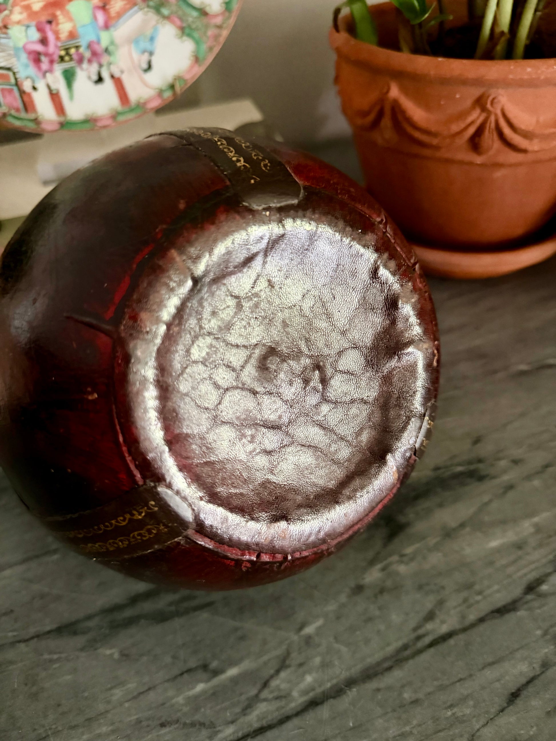 Leather Wrapped Decanter