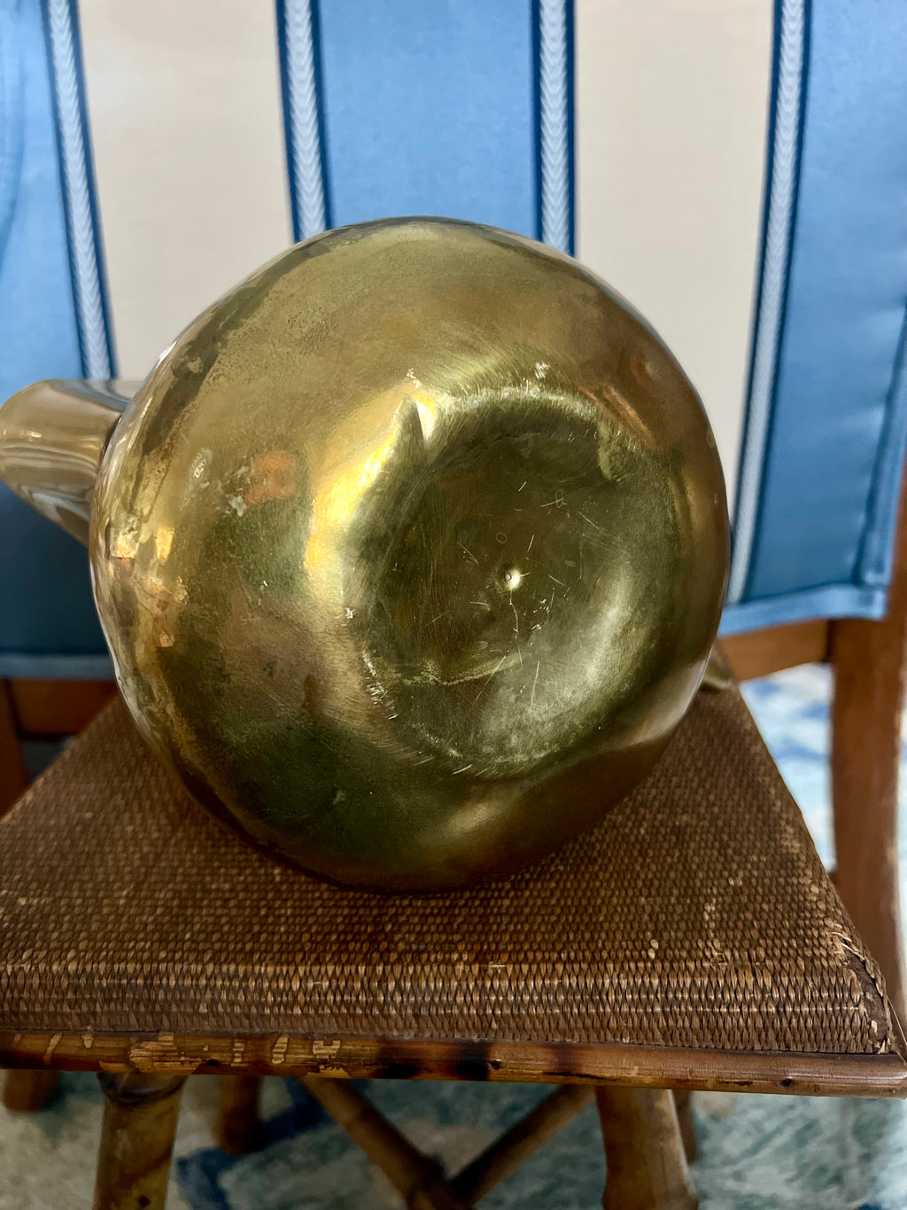 Brass and Copper Irish Kettle