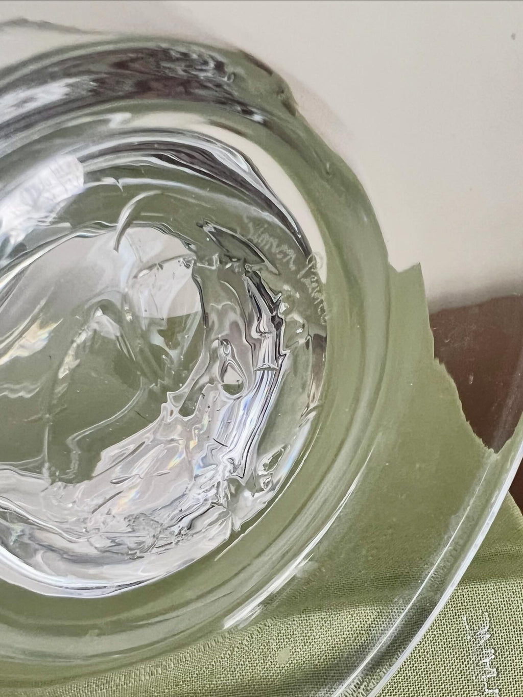 Simon Pearce 12.25” Crystal Hurricane Vase