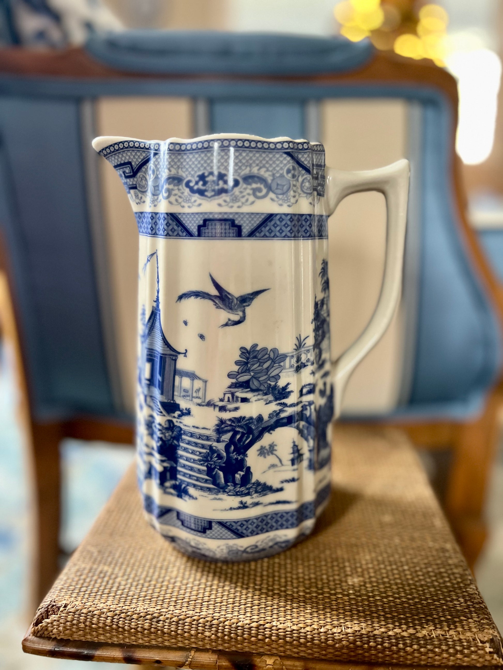 Blue Willow Pitcher