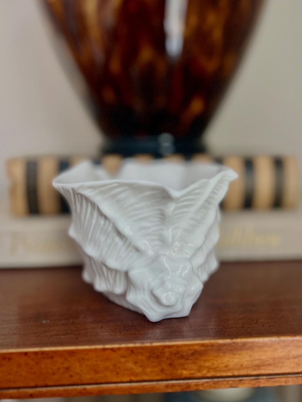 Shell Sugar Bowl, Creamer, and Gravy Boat Set