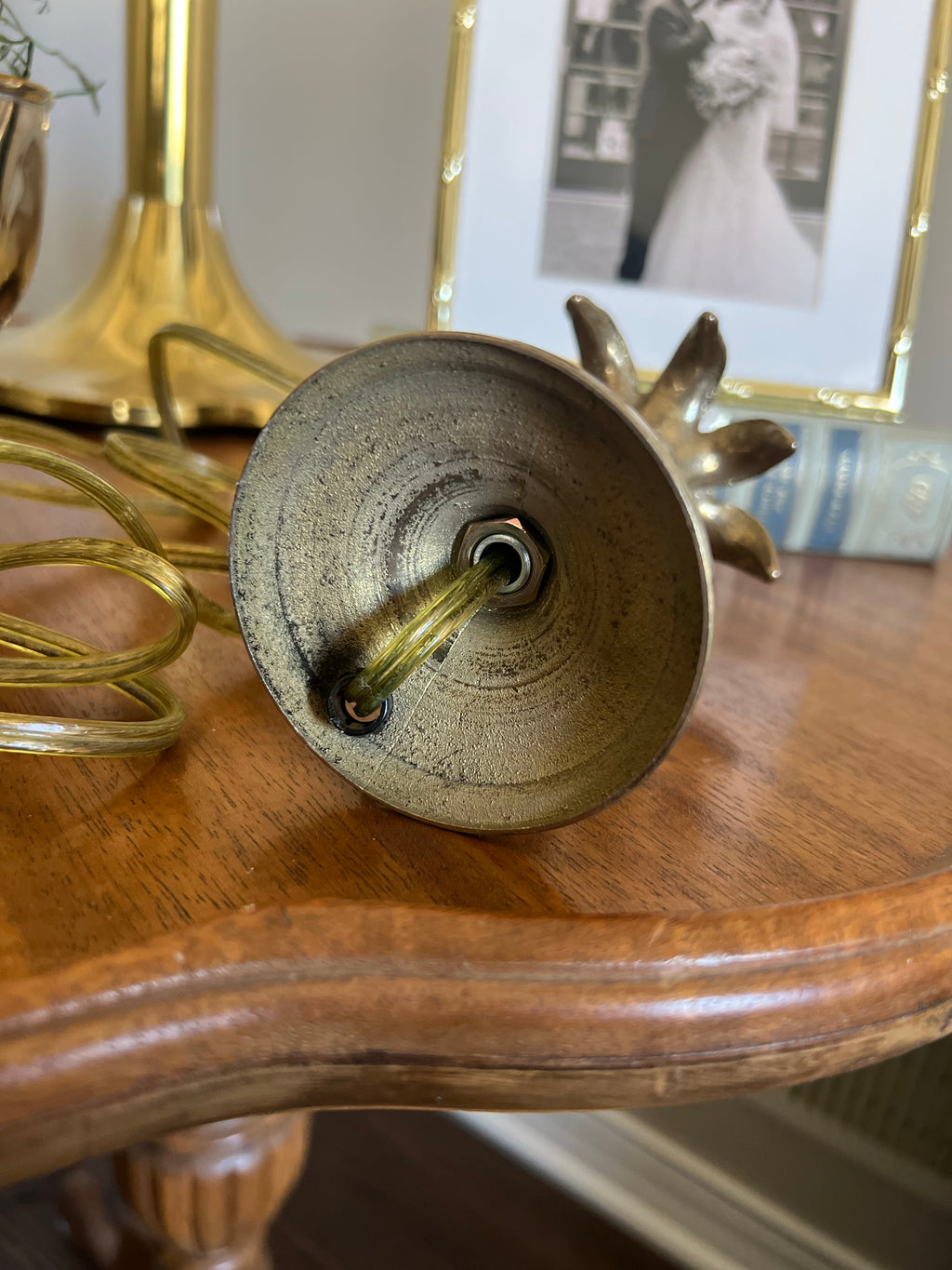 Brass Pineapple Lamp