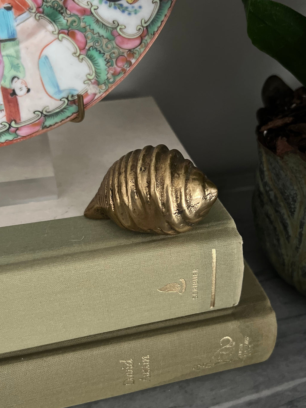 Brass Shell Paperweight