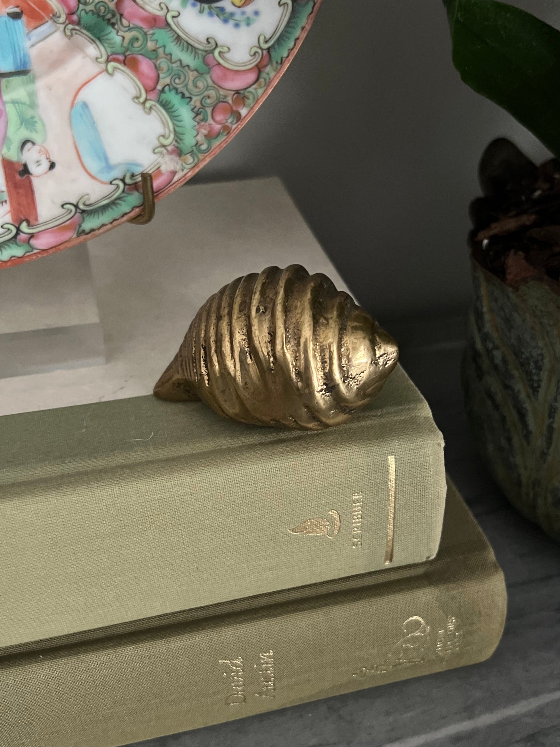 Brass Shell Paperweight