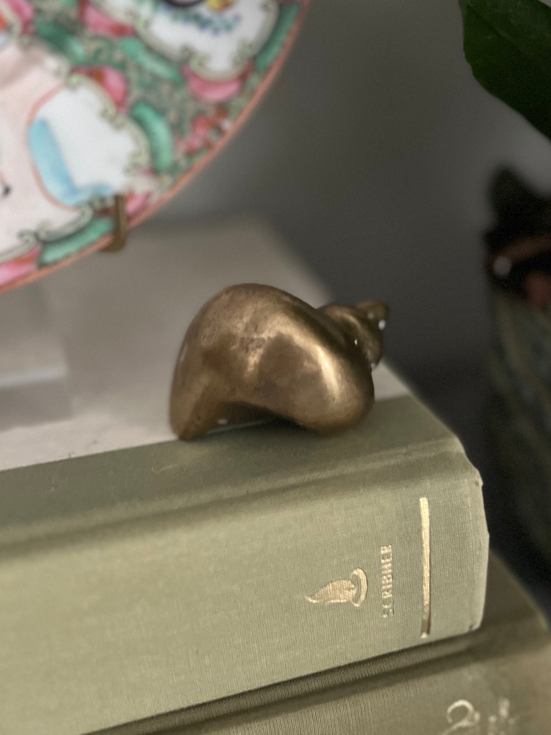 Brass Shell Paperweight