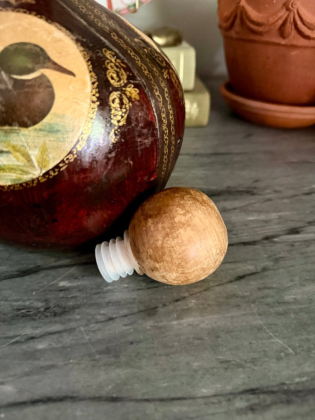 Leather Wrapped Decanter