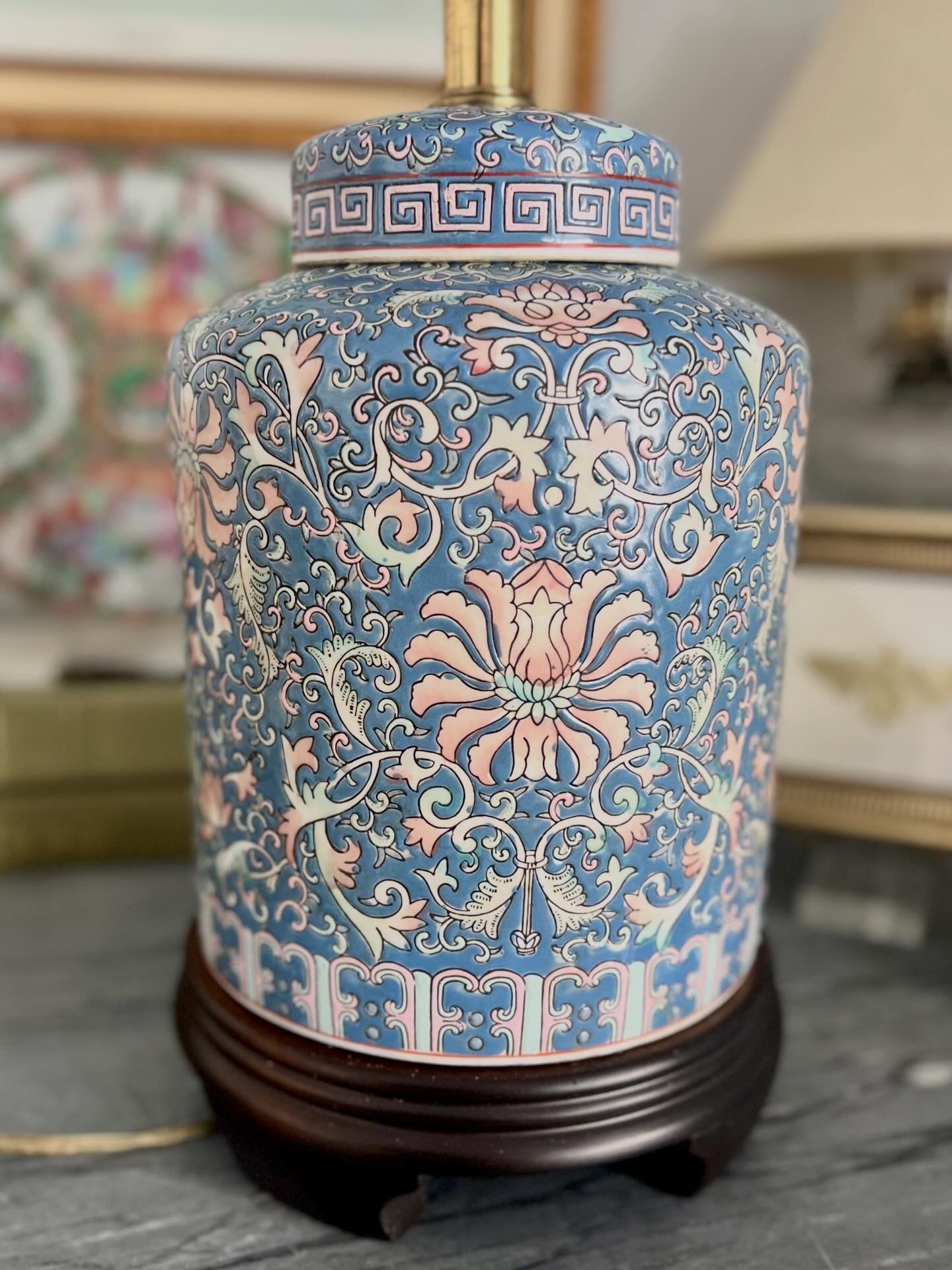 Frederick Cooper Chinoiserie Tea Caddy Lamp