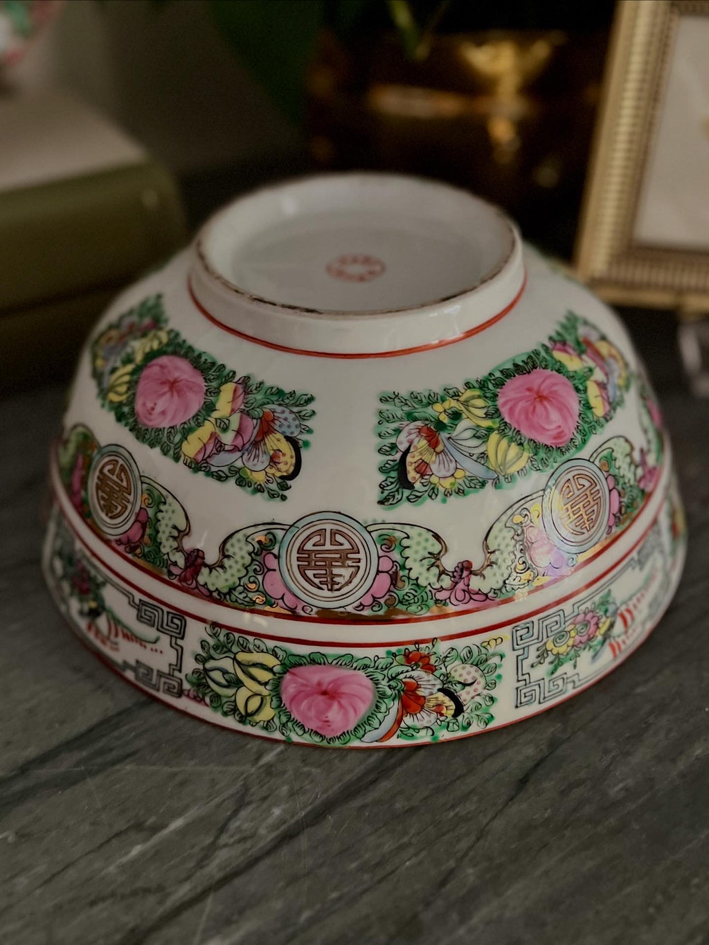 10” Rose Canton Bowl