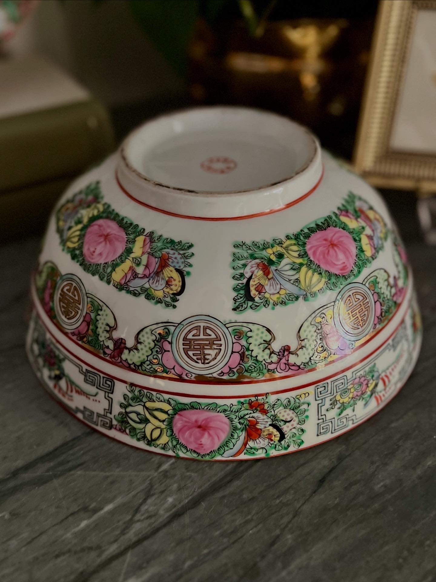 10” Rose Canton Bowl