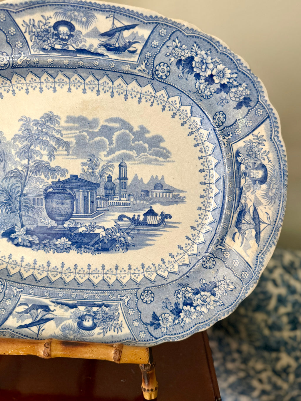 Antique Staffordshire Platter