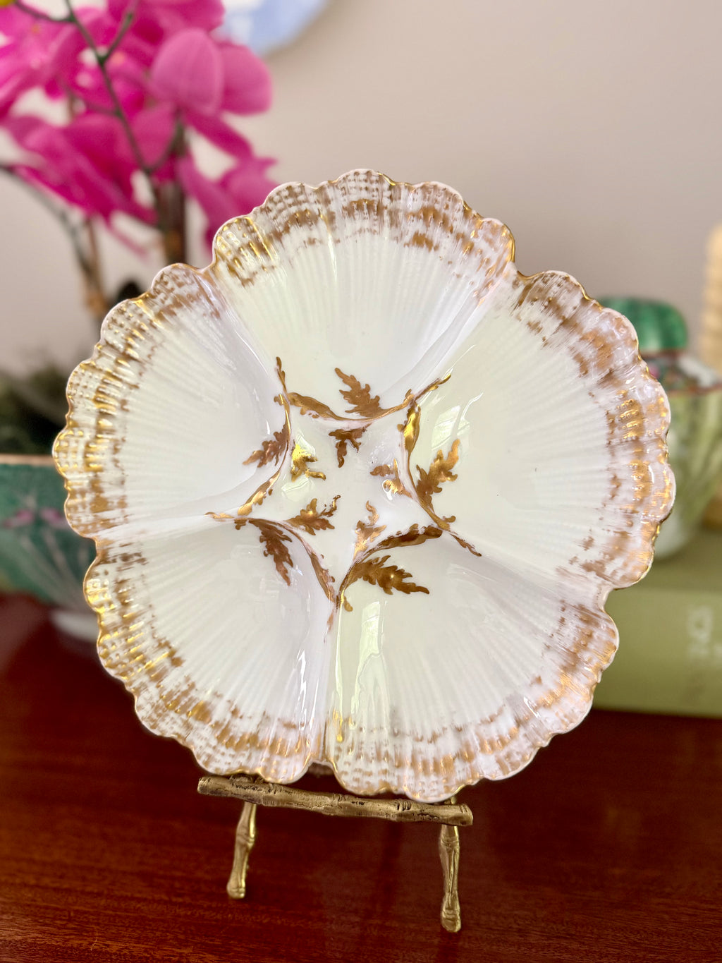 Limoges Oyster Plate