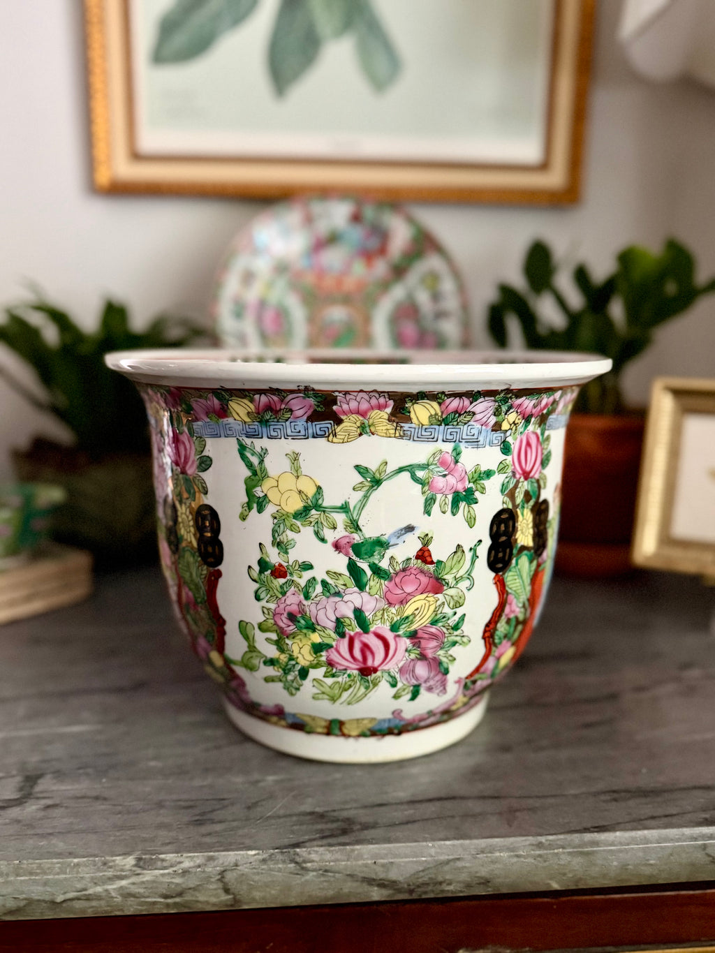 Rose Medallion Planter