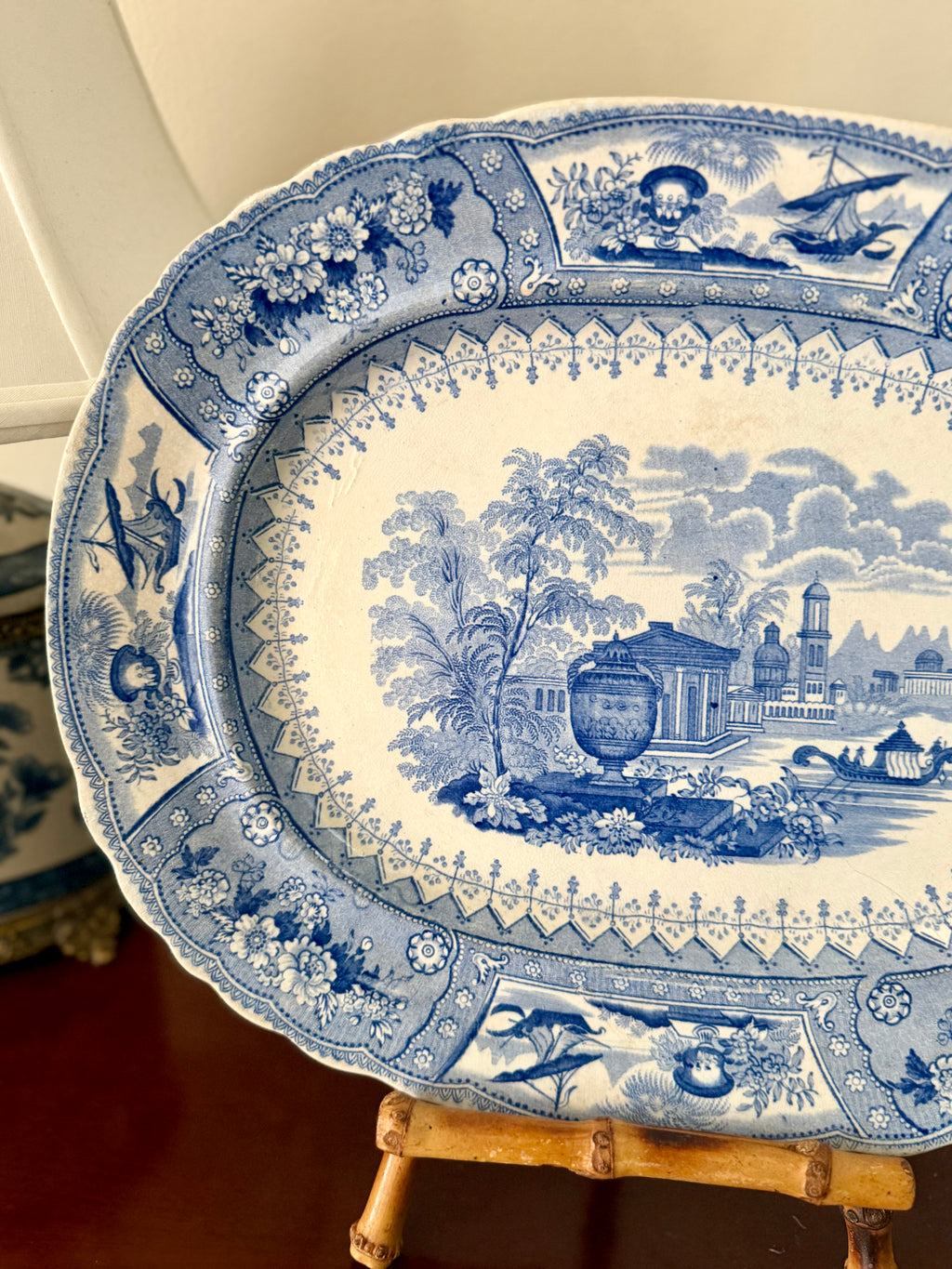 Antique Staffordshire Platter