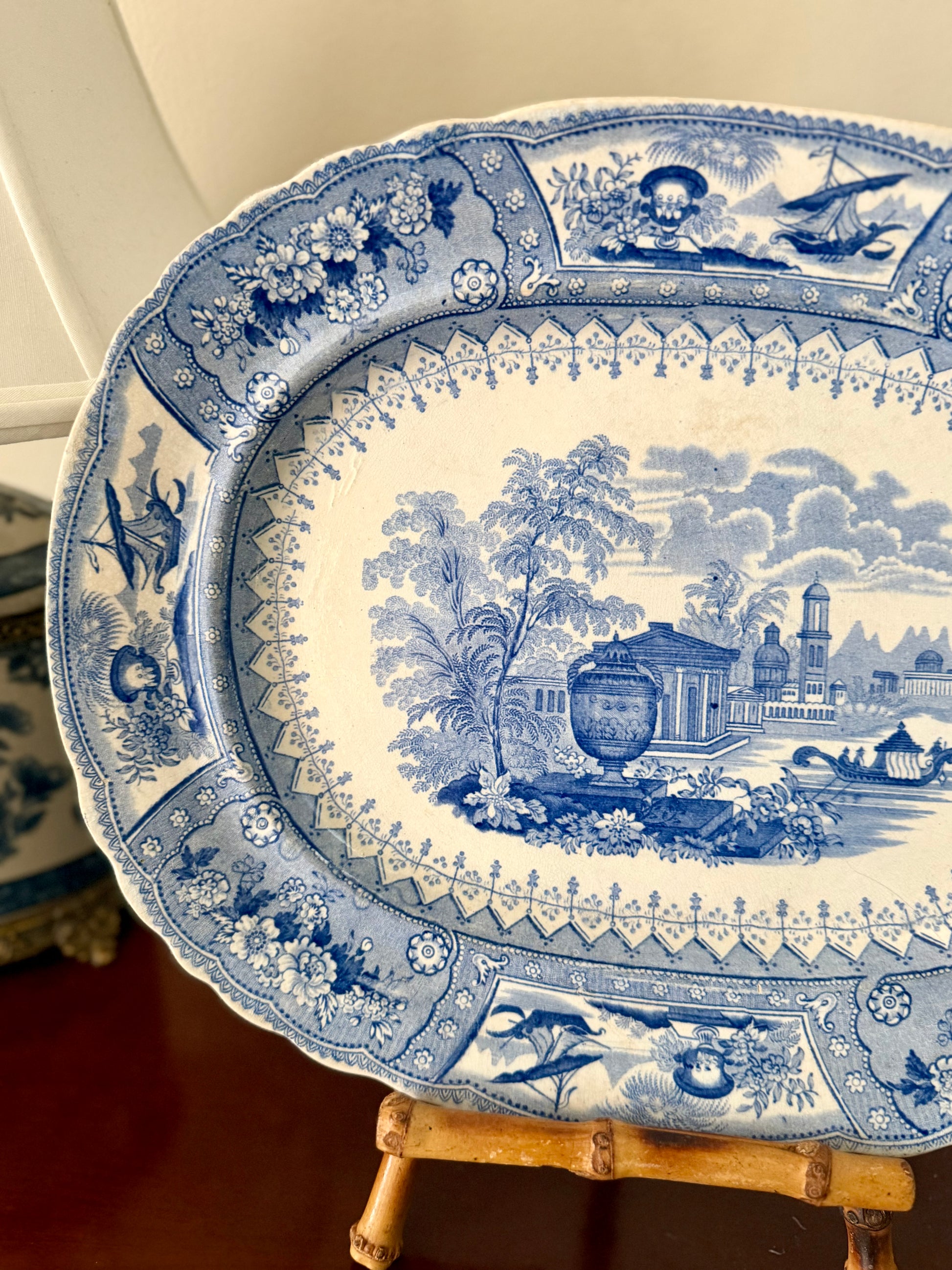 Antique Staffordshire Platter