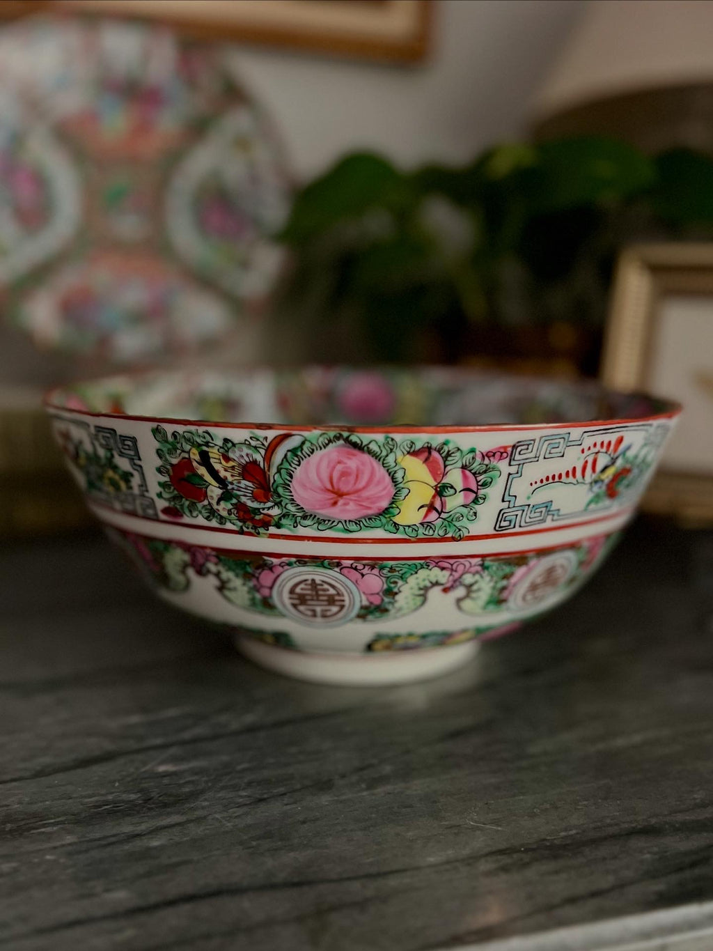10” Rose Canton Bowl