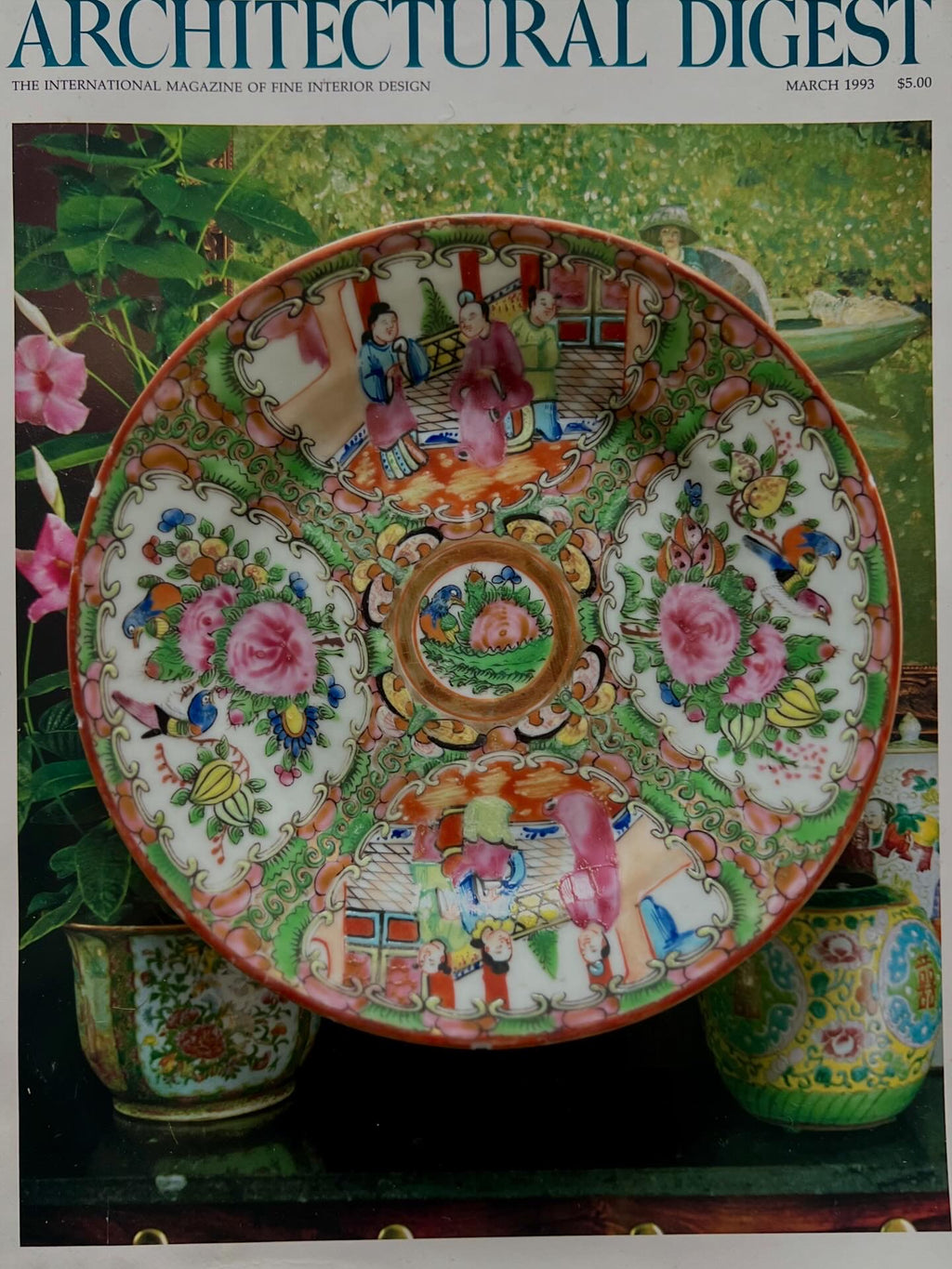 Antique Rose Medallion 6” Plate