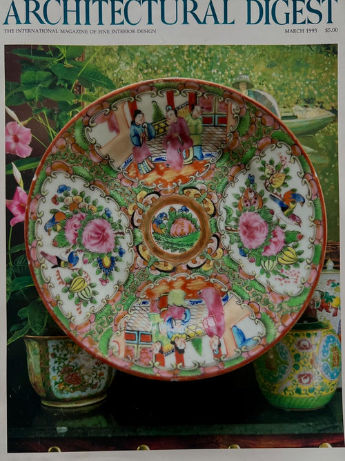 Antique Rose Medallion 6” Plate