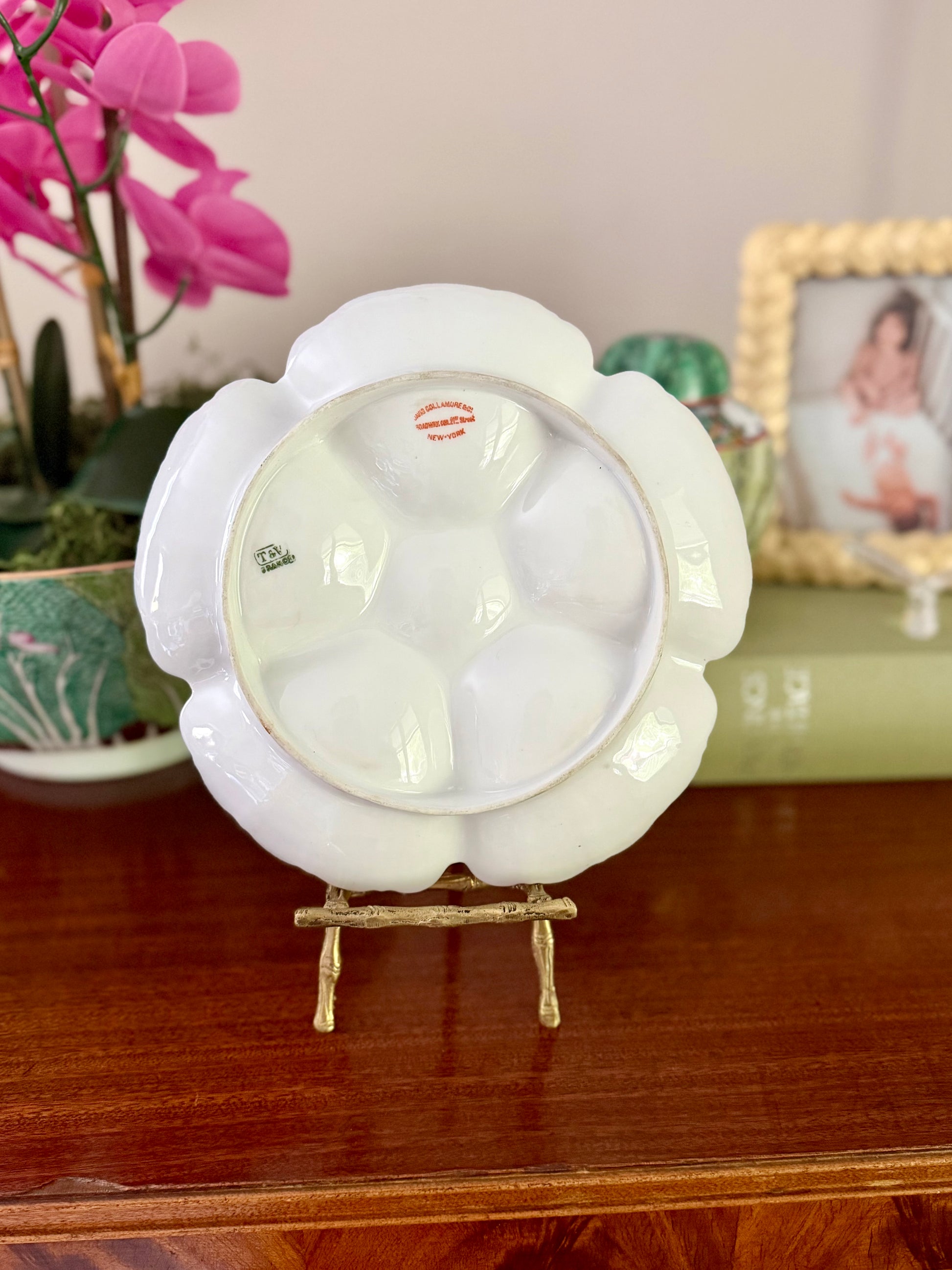 Limoges Oyster Plate