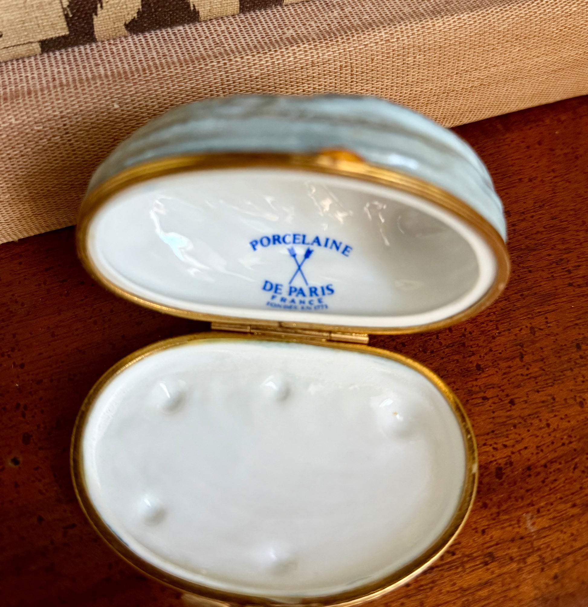 French Abalone Shell Lidded Box