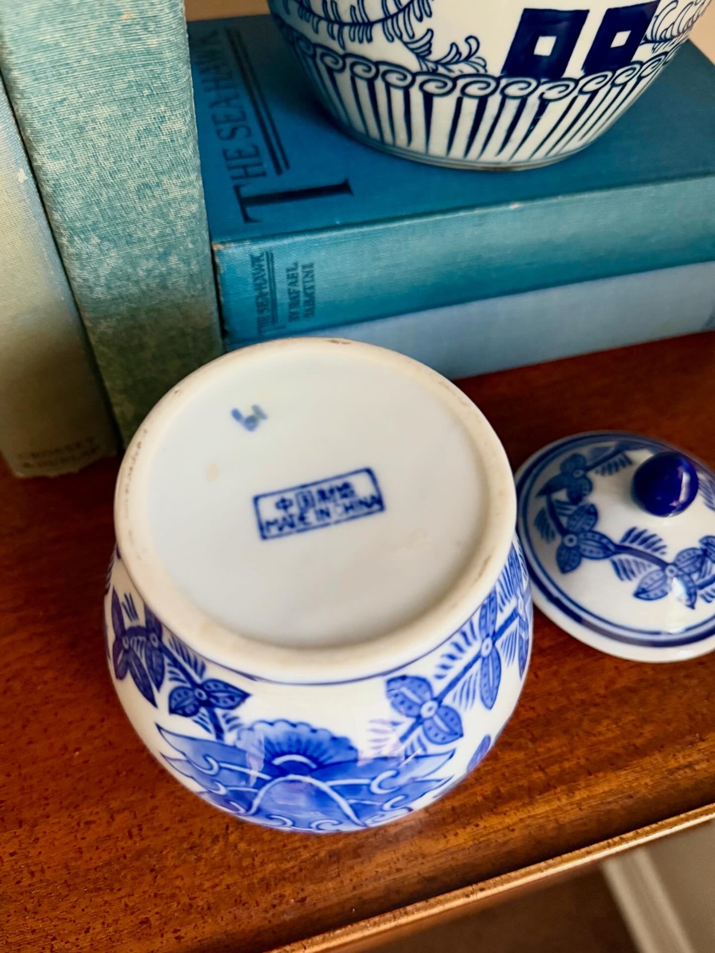 Blue and White Ginger Jar