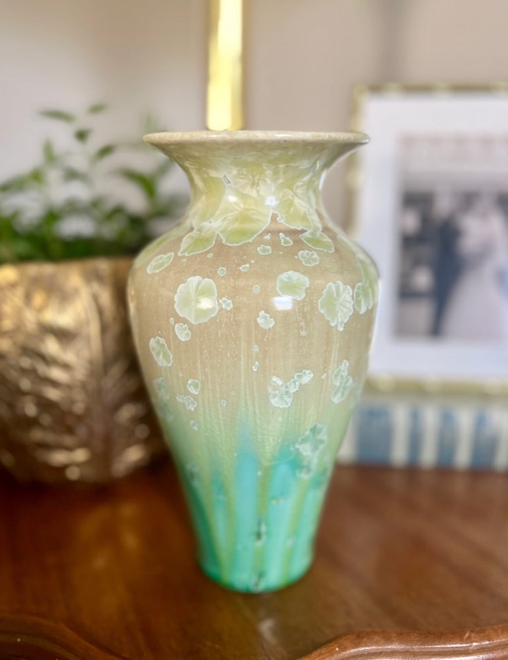 Pastel Crystalline Glaze Vase