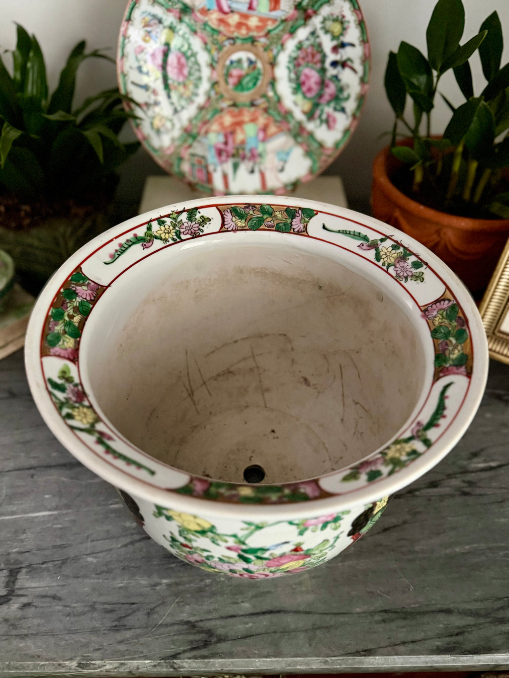 Rose Medallion Planter