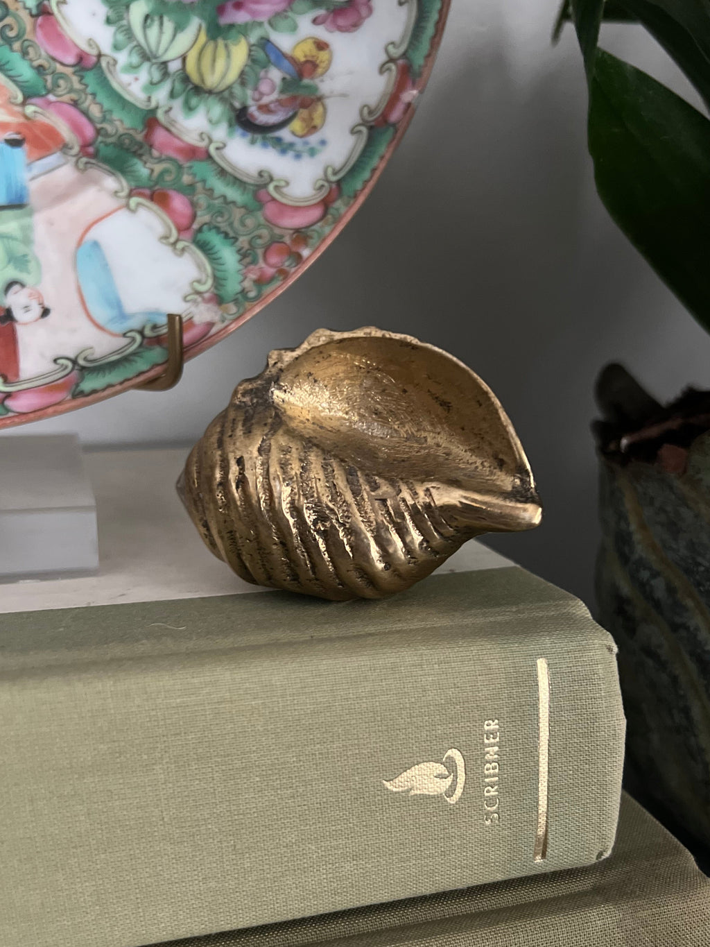 Brass Shell Paperweight