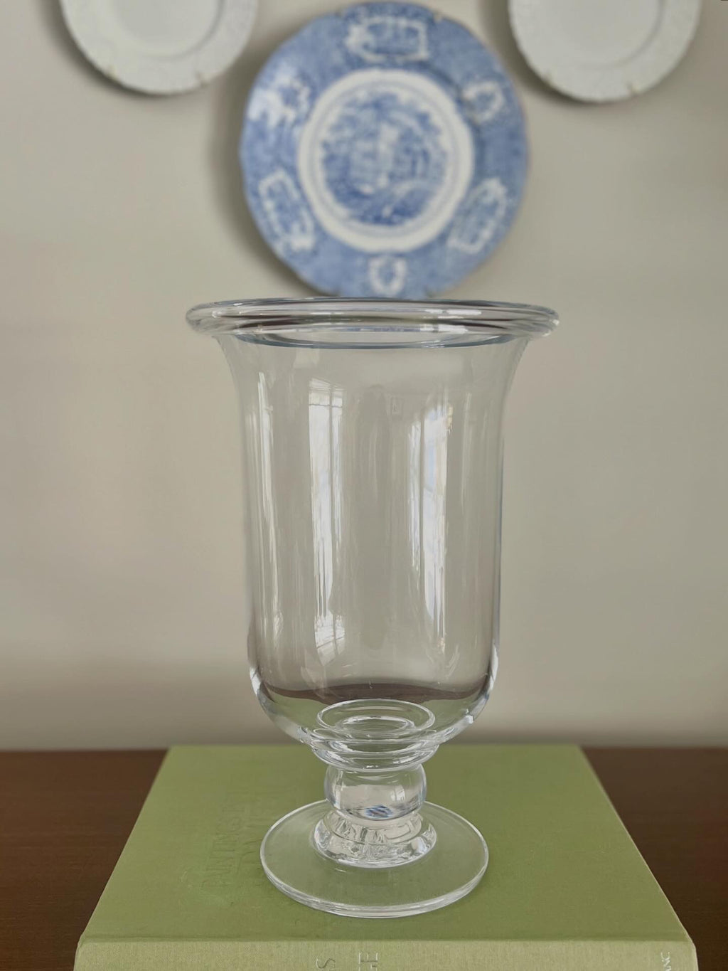 Simon Pearce 12.25” Crystal Hurricane Vase