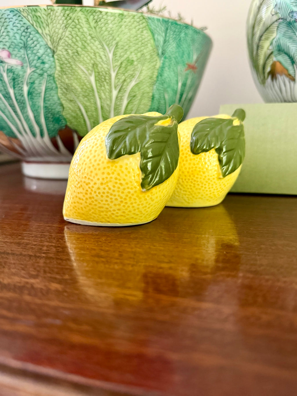 Lemon Salt and Pepper Shakers