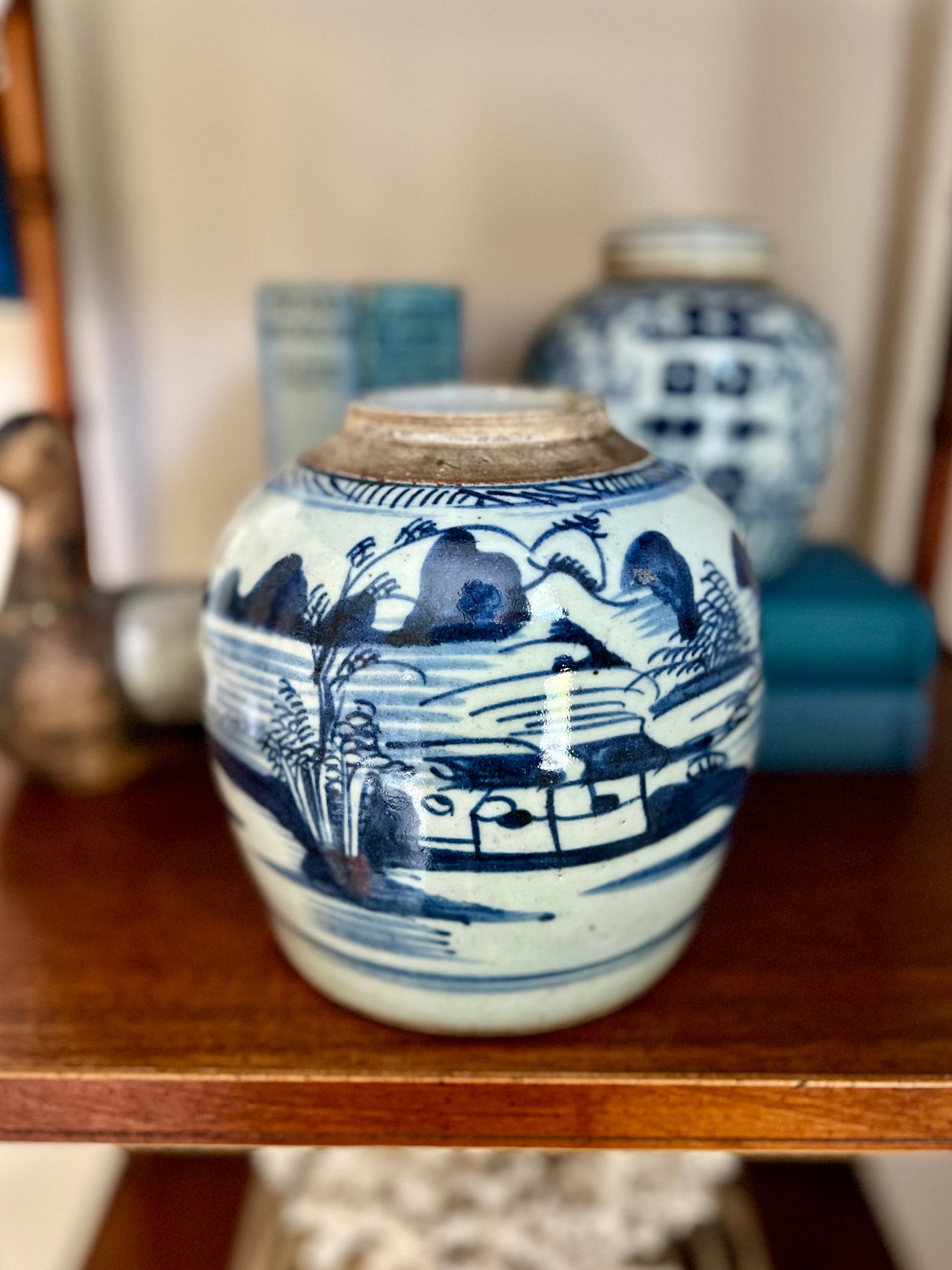 Antique Blue and White Ginger