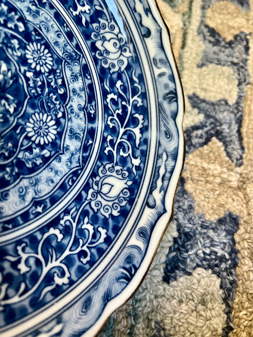 Blue and White Dish by Andrea by Sadek