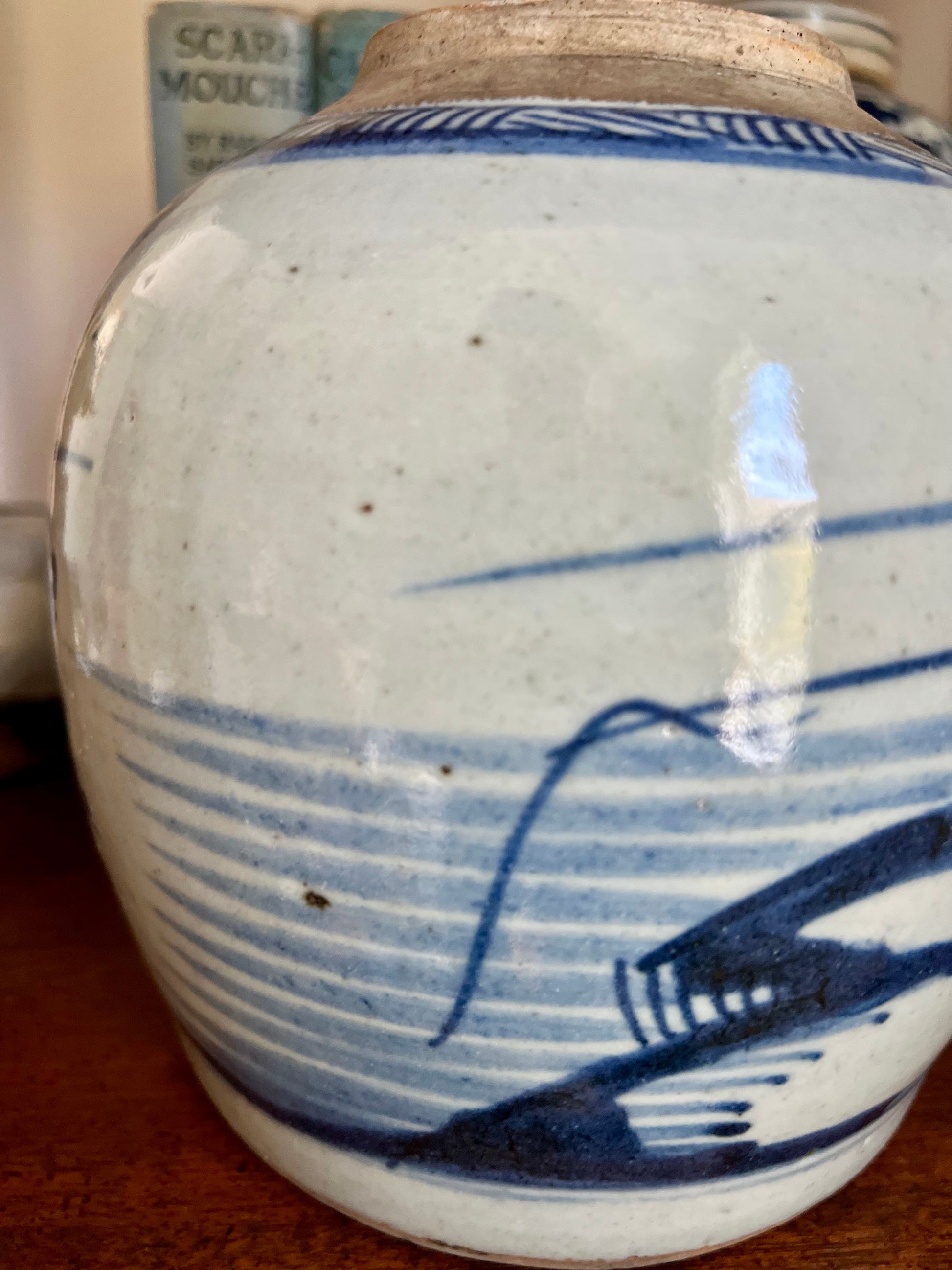 Antique Blue and White Ginger