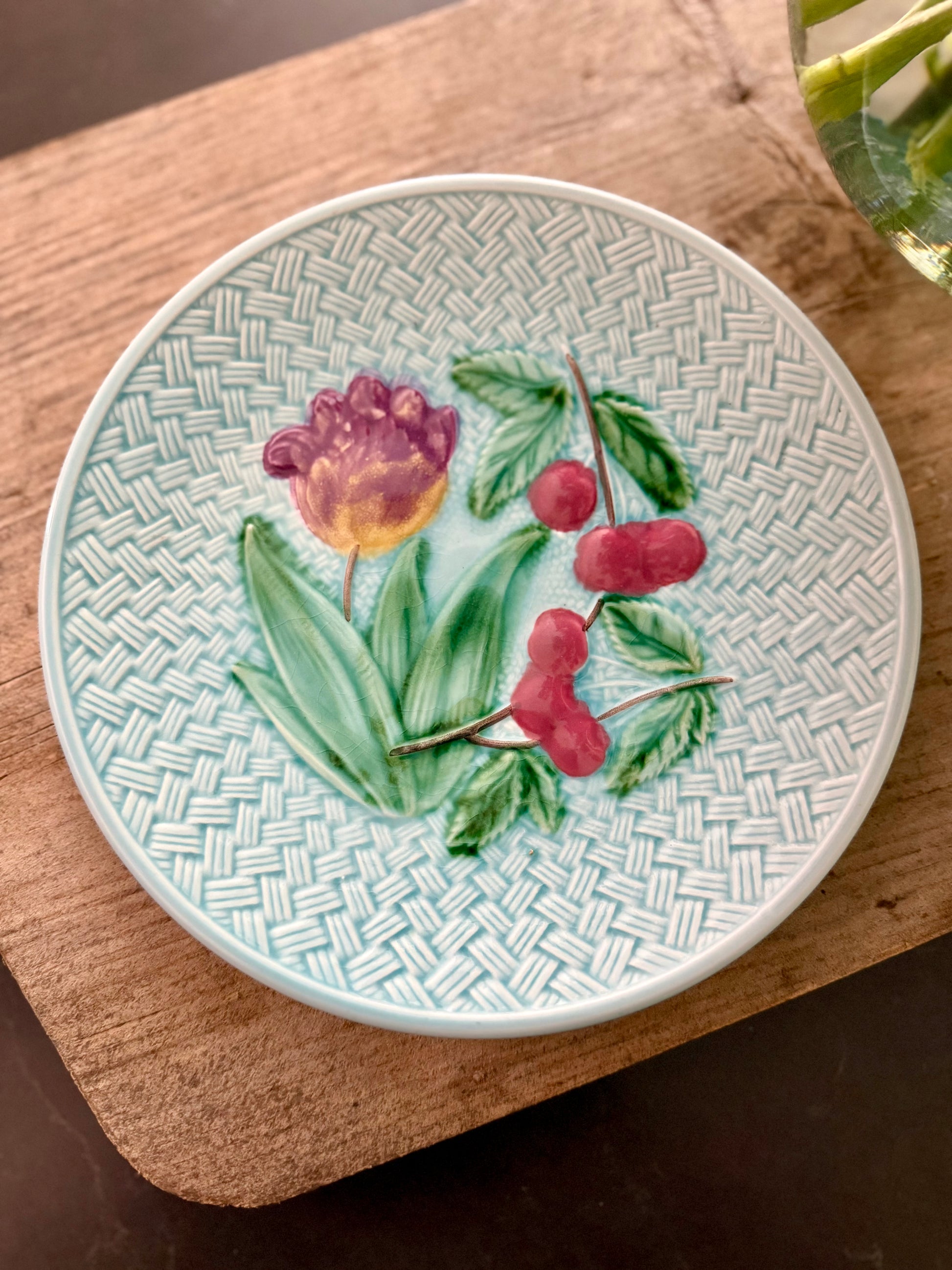 Antique Majolica Plate