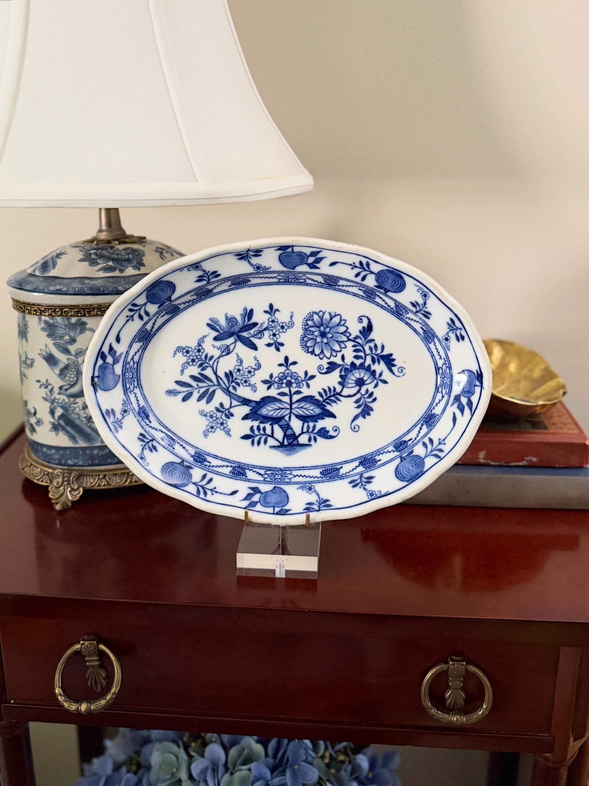 Antique Cauldon Meissen Platter