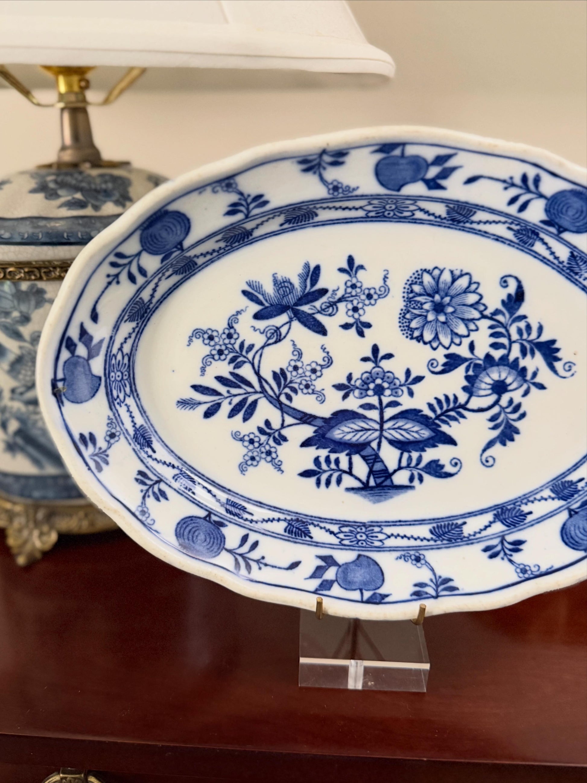 Antique Cauldon Meissen Platter