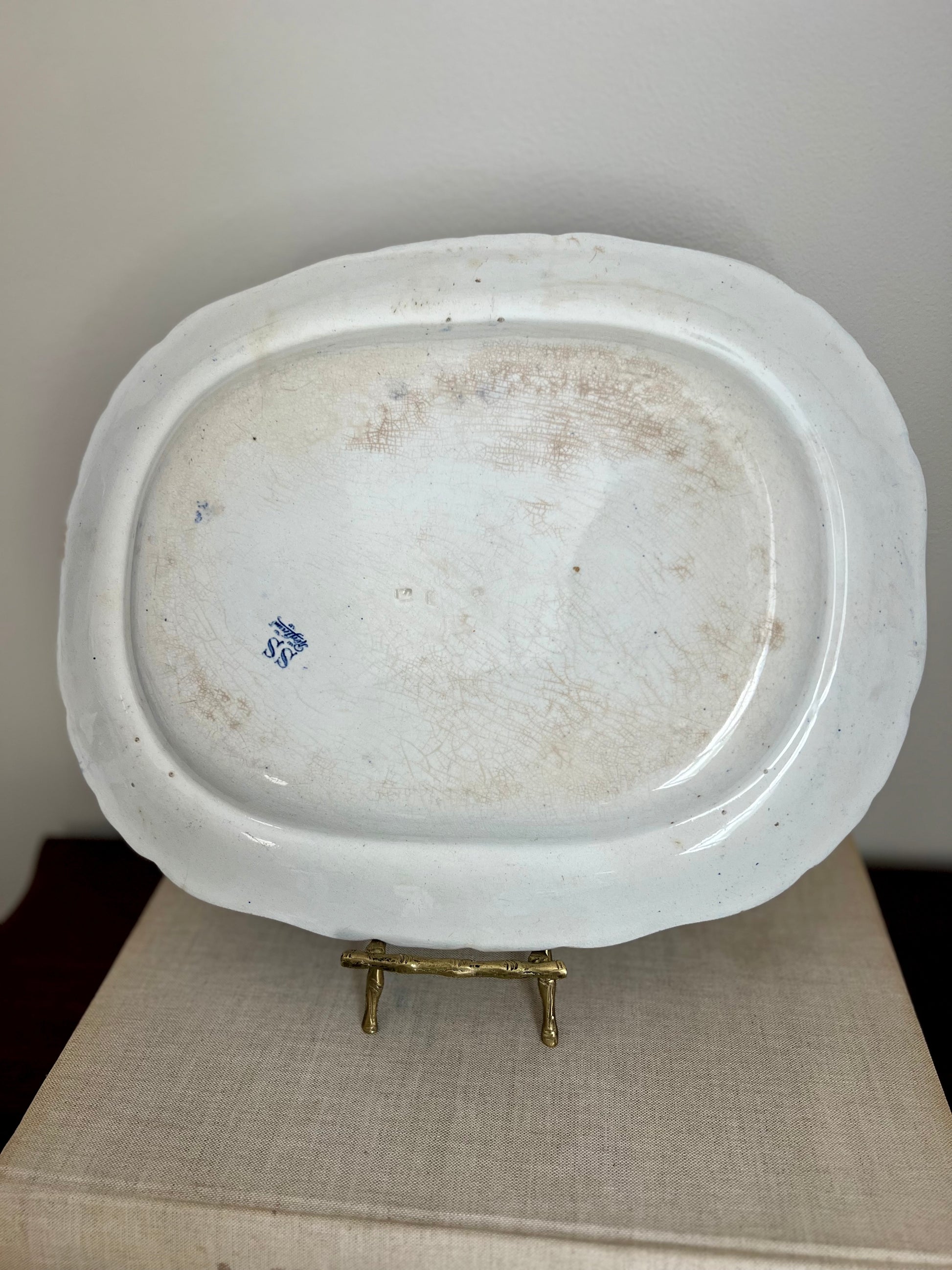 Blue and White Platter