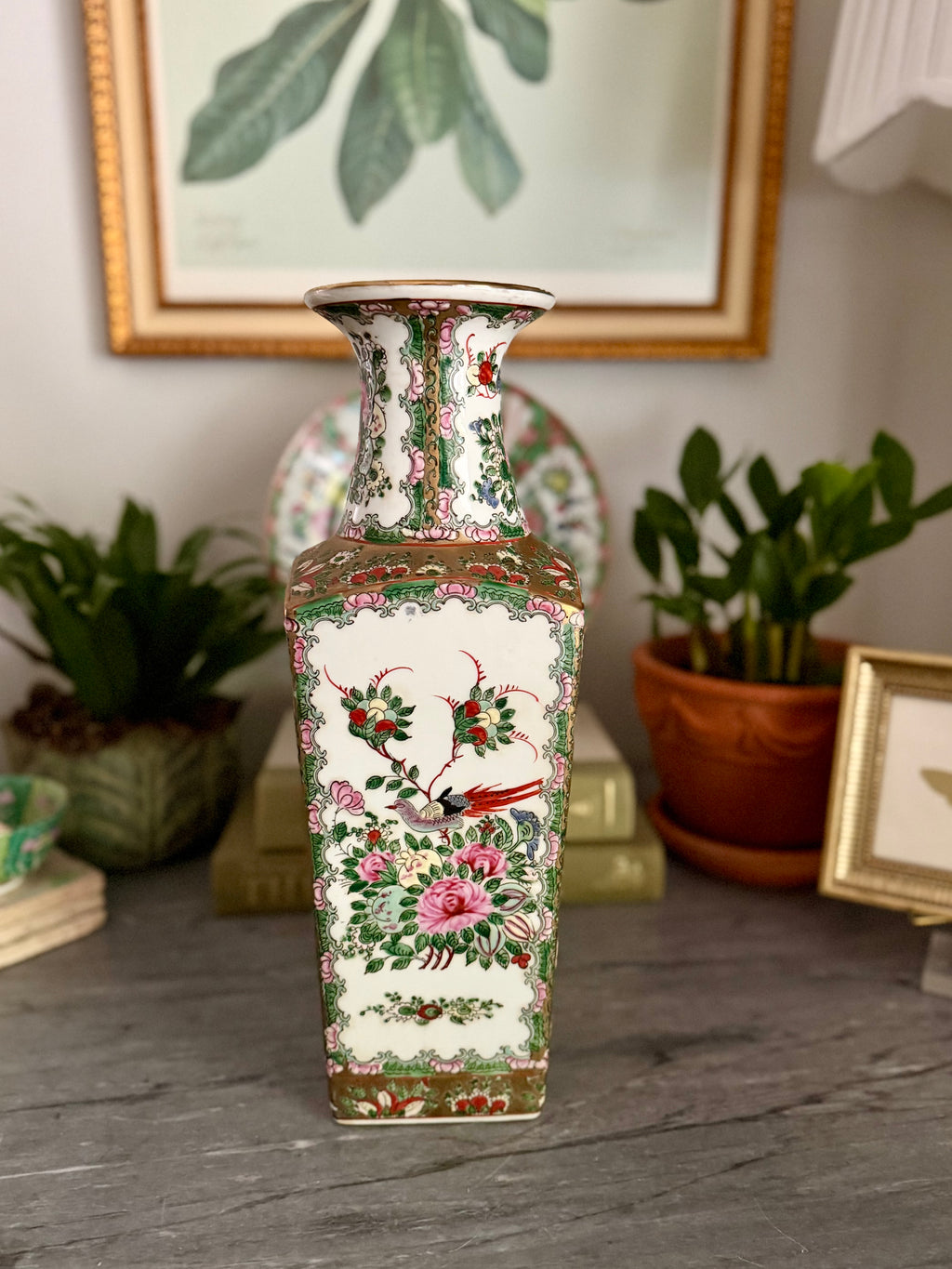 Rose Medallion Vase