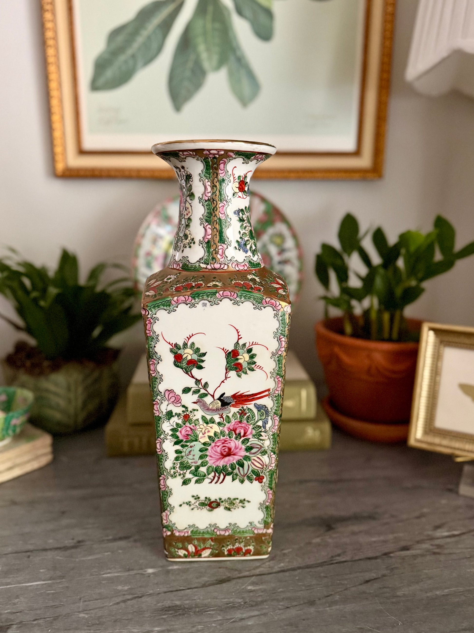 Rose Medallion Vase