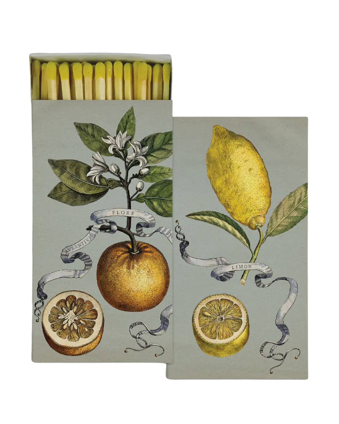 Citrus and Ribbon Matchbox