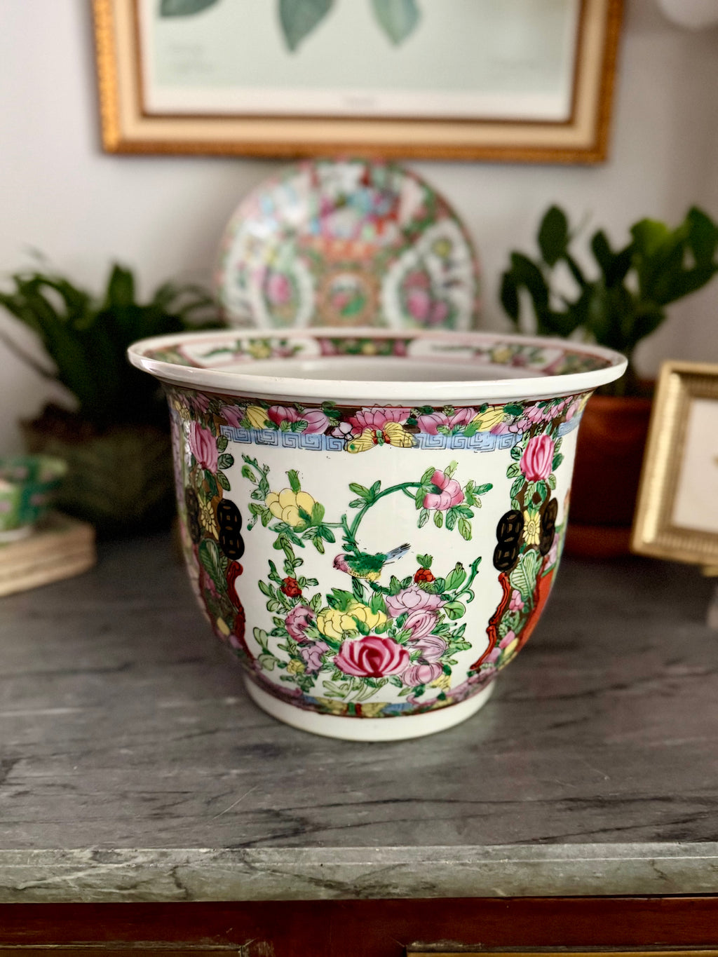 Rose Medallion Planter