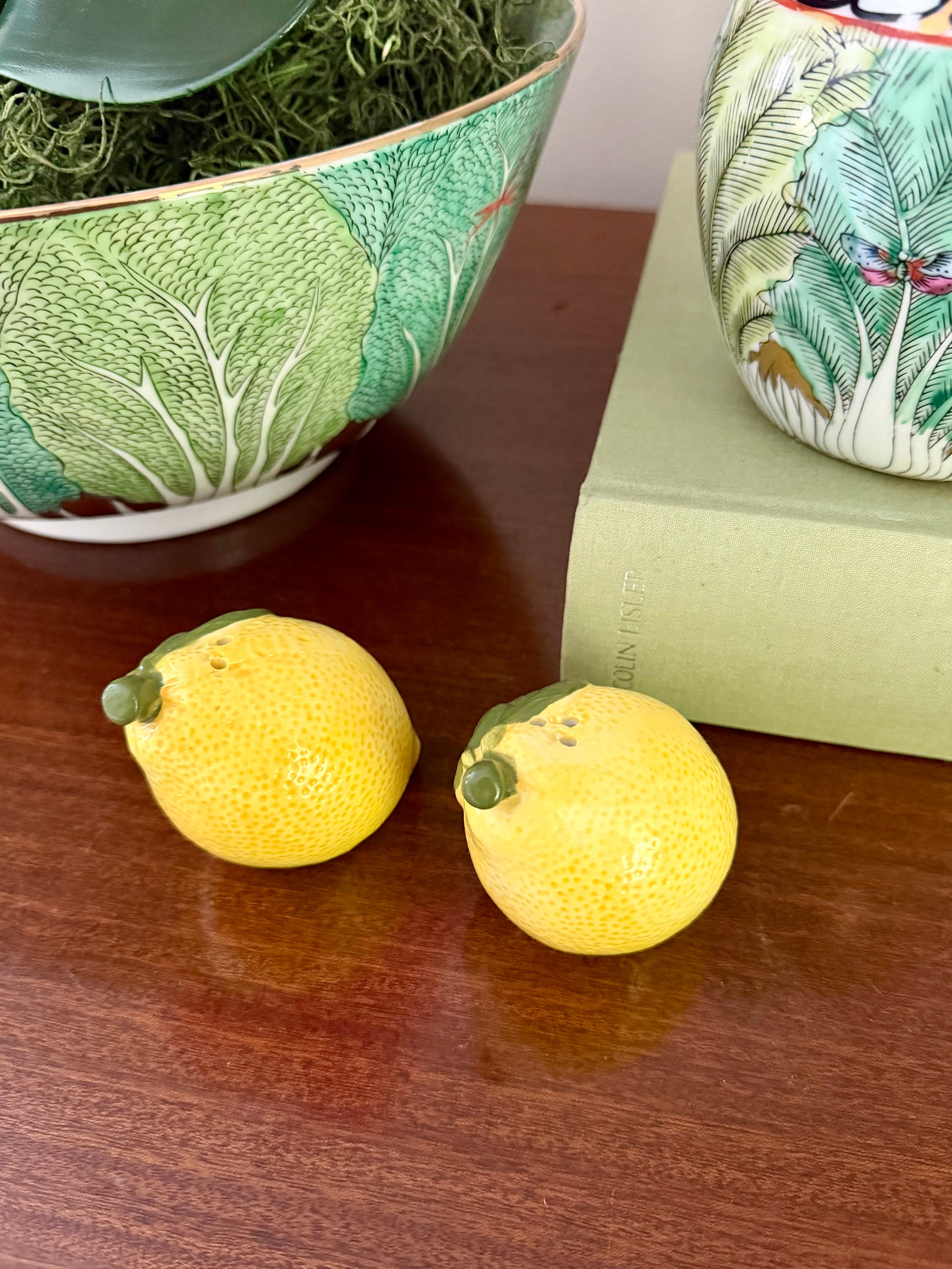 Lemon Salt and Pepper Shakers