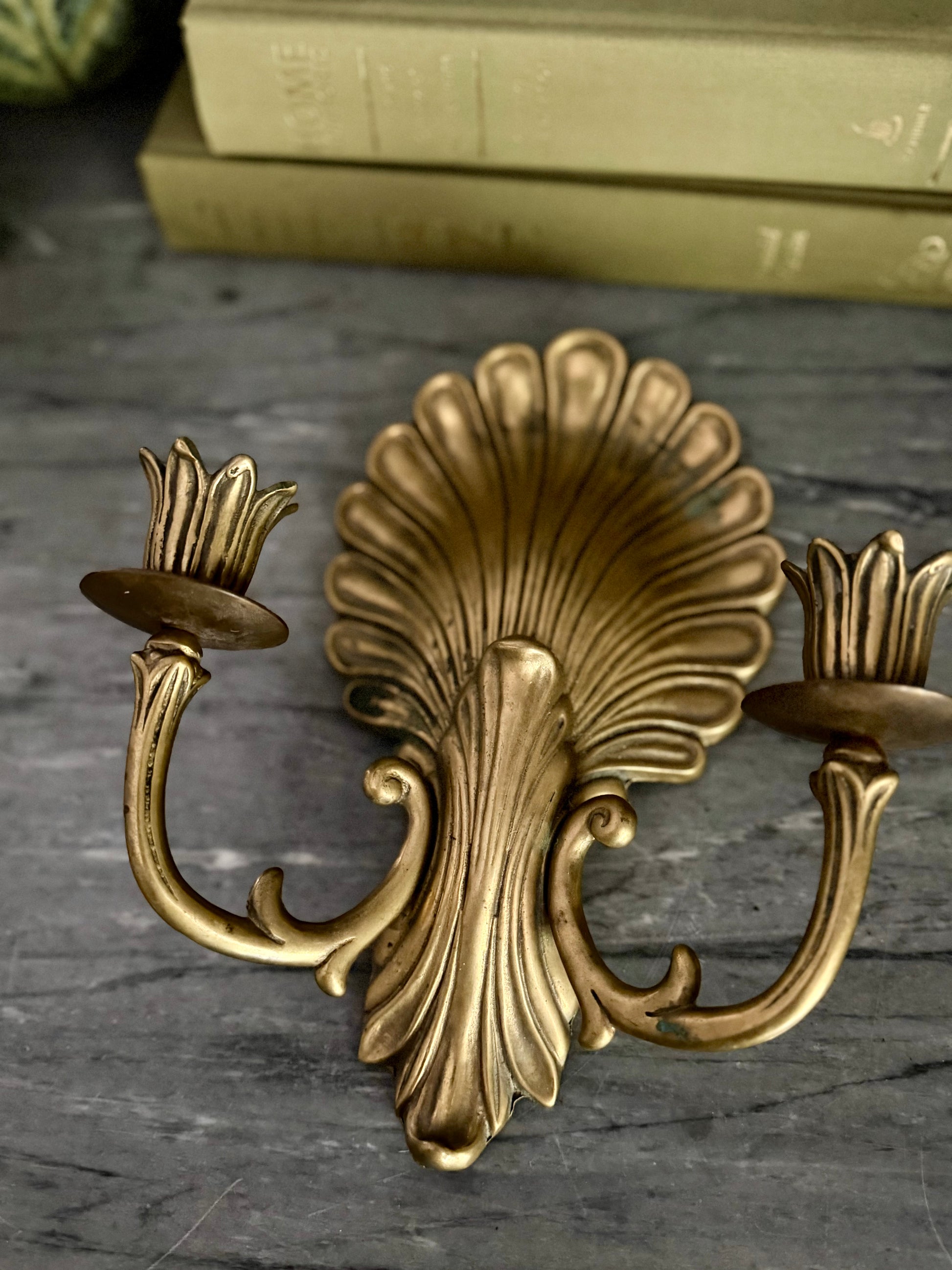 Brass Andrea By Sadek Wall Sconce