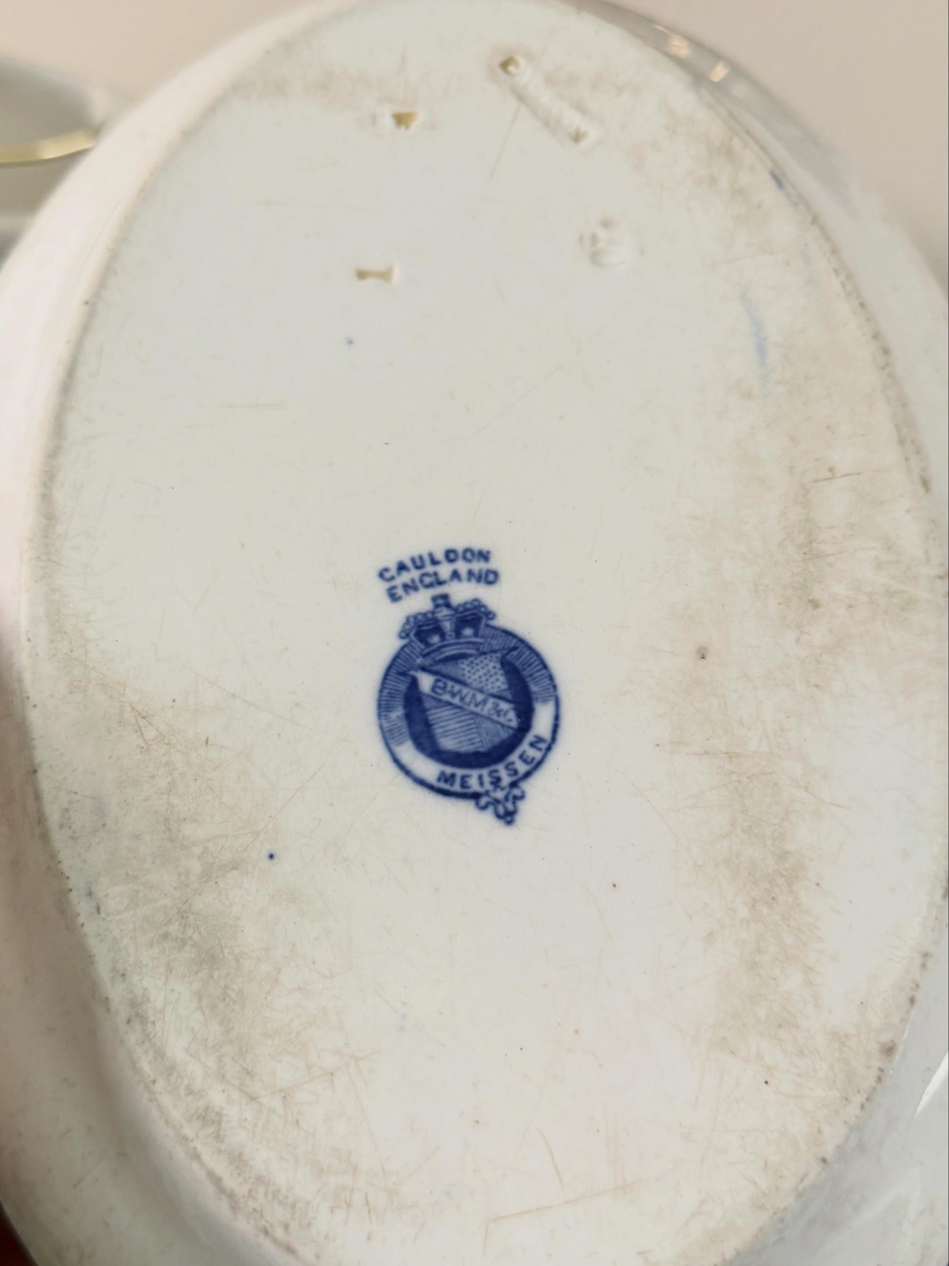 Antique Cauldon Meissen Platter