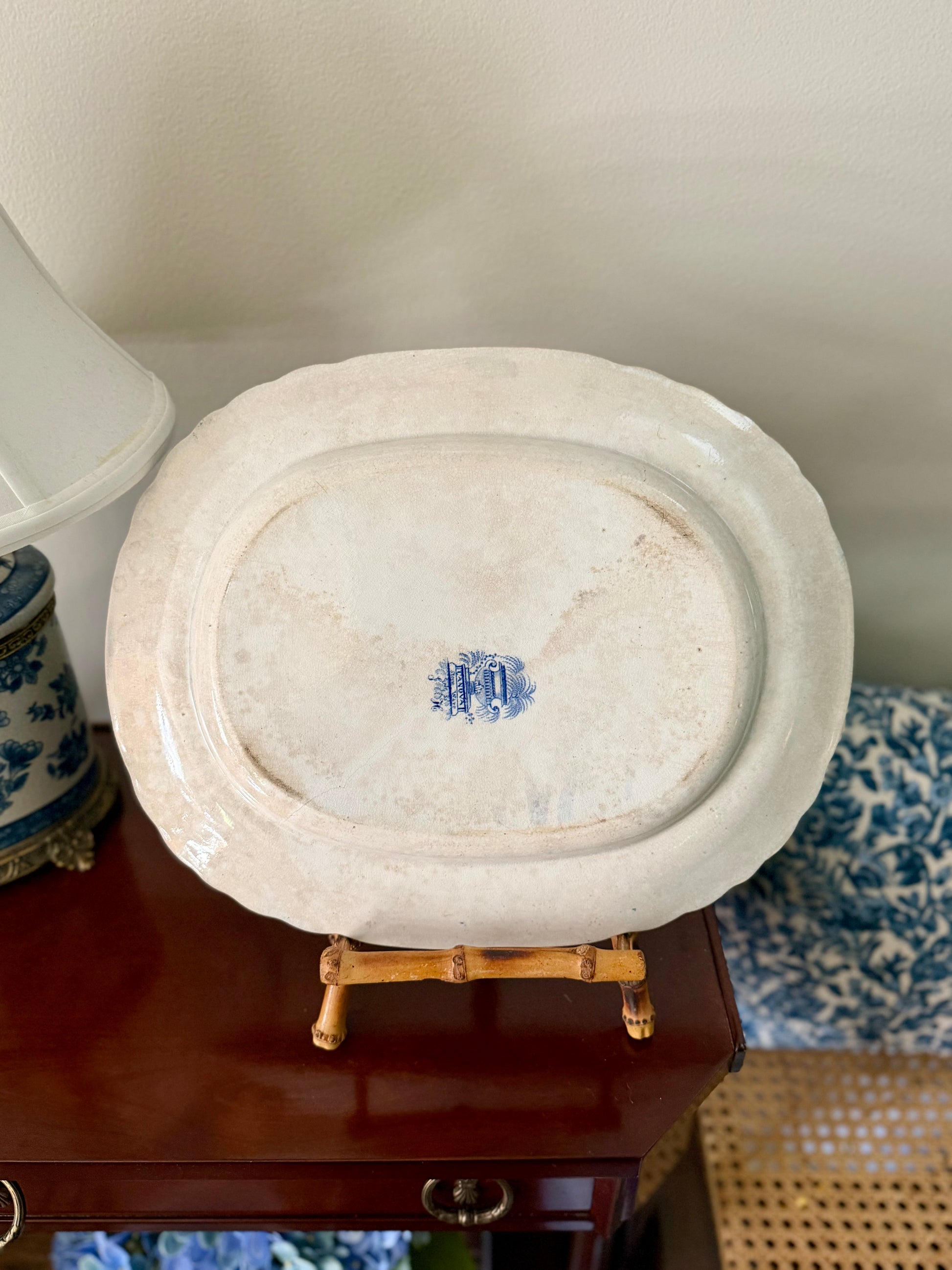 Antique Staffordshire Platter