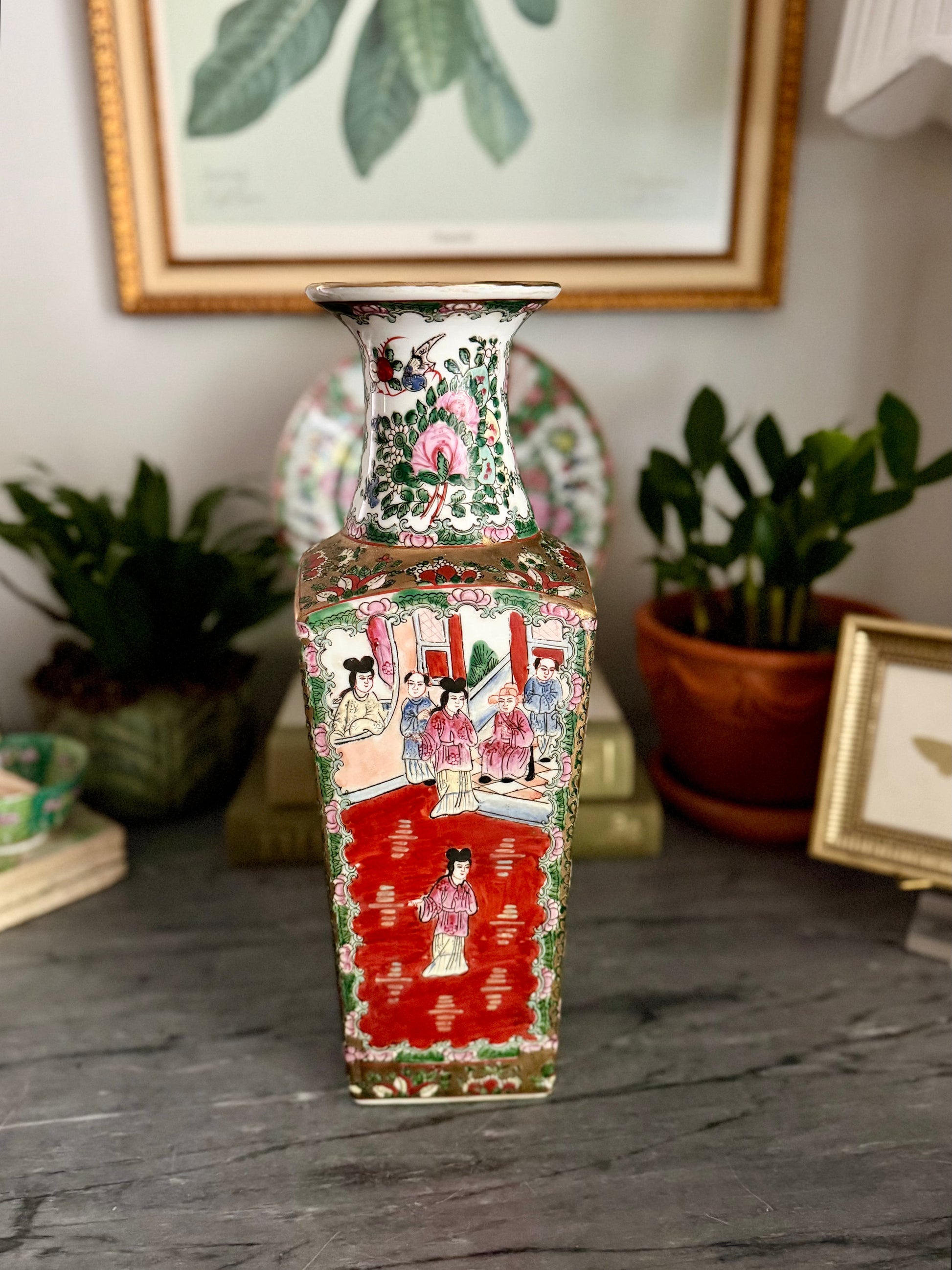 Rose Medallion Vase