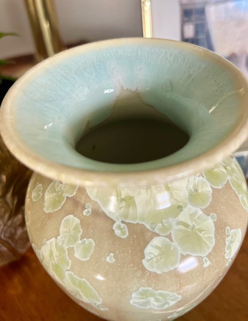 Pastel Crystalline Glaze Vase