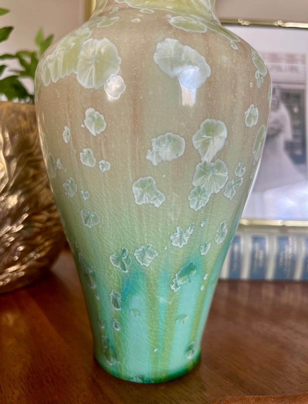 Pastel Crystalline Glaze Vase