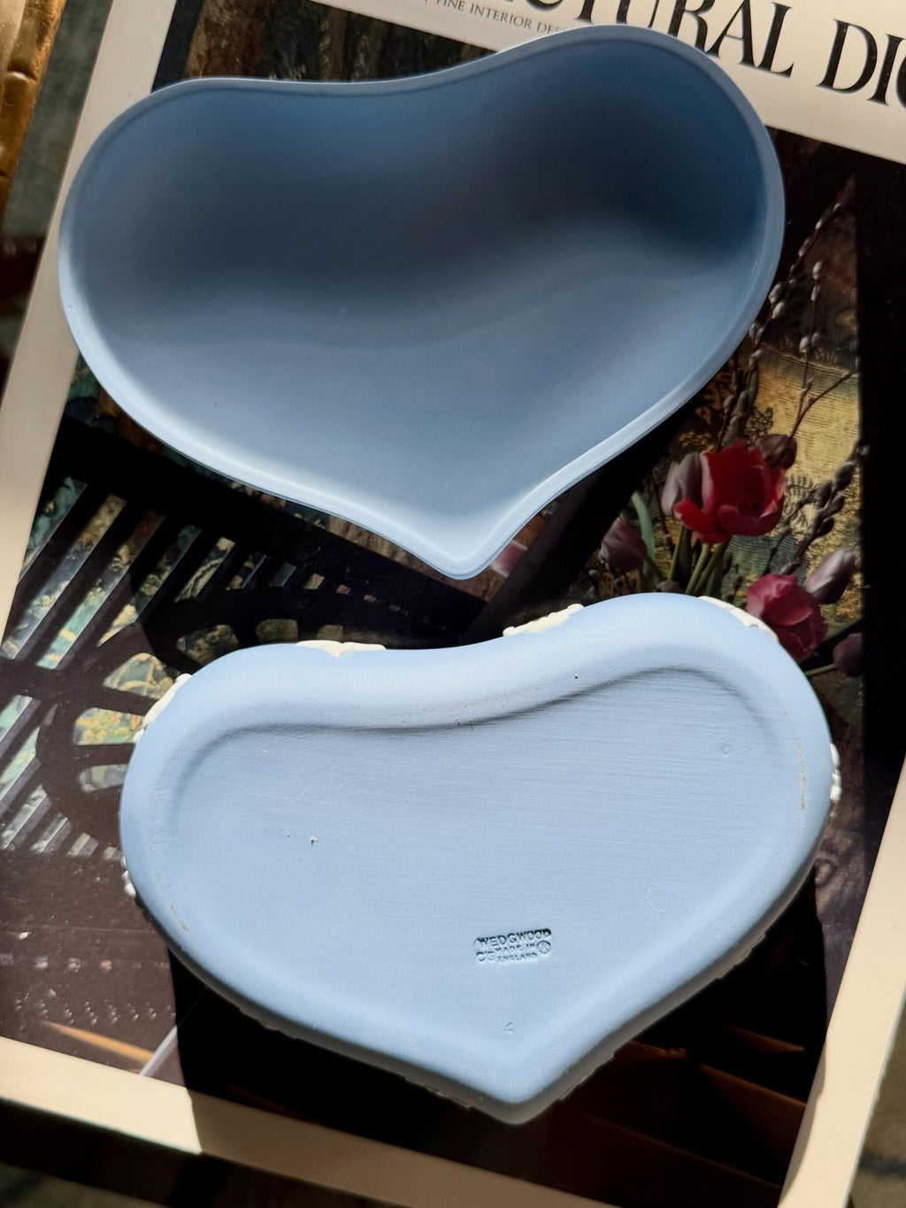 Wedgwood Jasperware Heart Shaped Box
