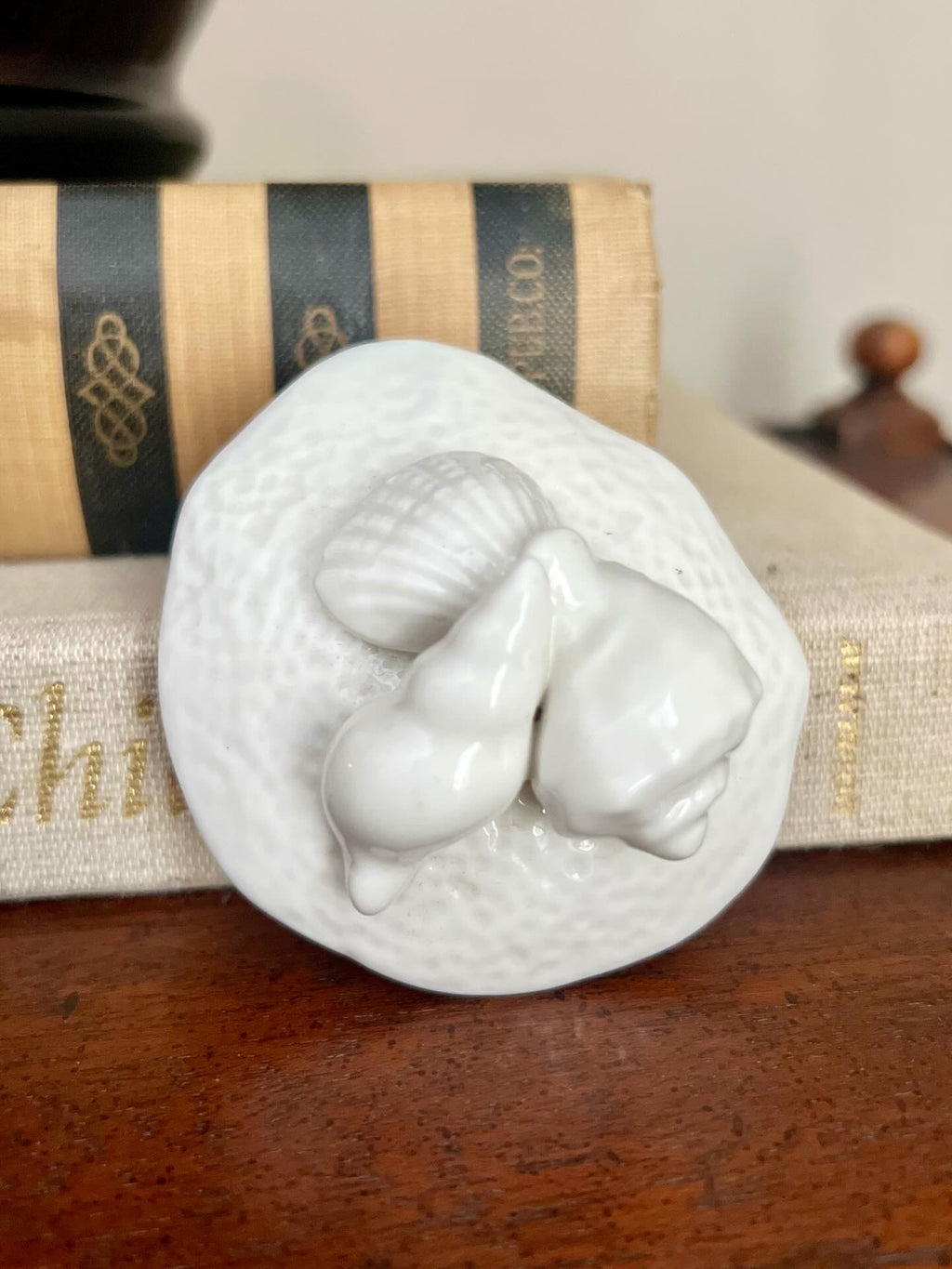 Shell Sugar Bowl, Creamer, and Gravy Boat Set